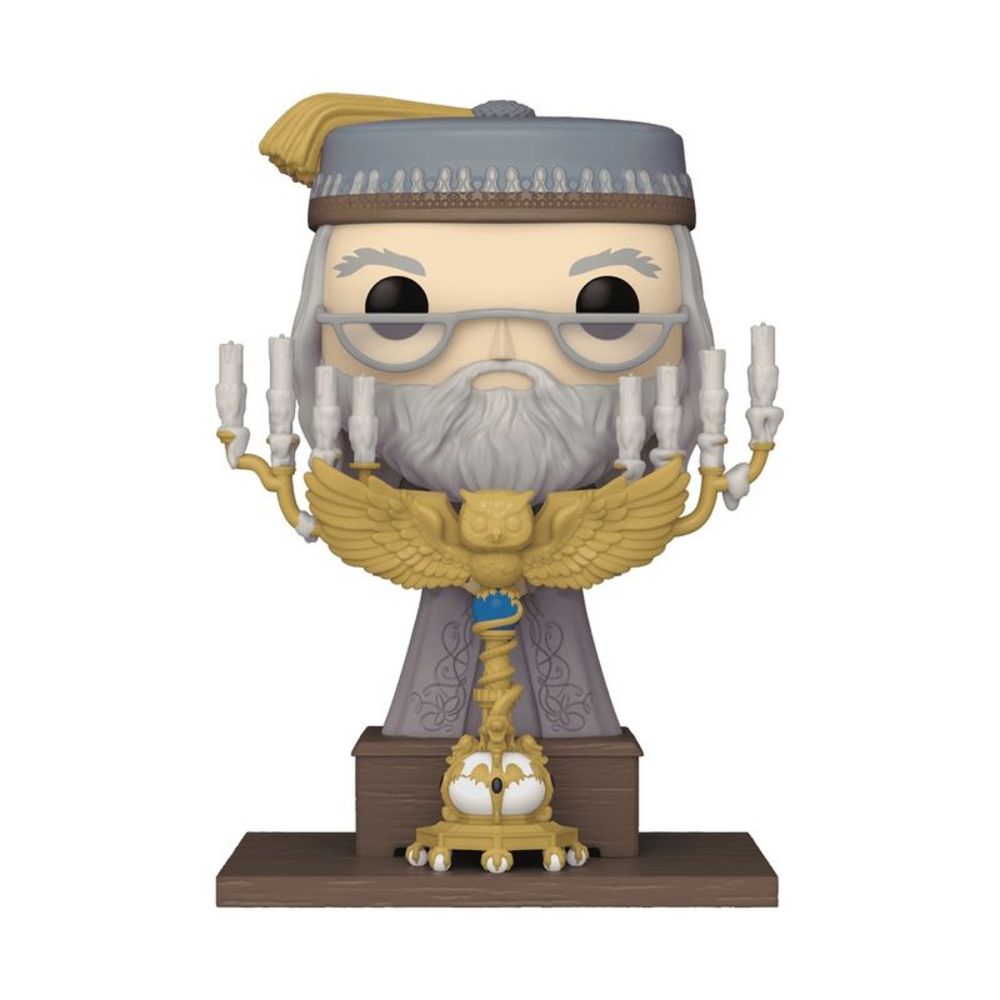 Funko POP! Deluxe Harry Potter Albus Dumbledore With Podium Vinyl Figure (#172)